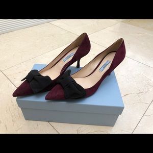 New Prada High Heels With Bow